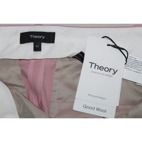 Theory Treeca 2 Black Good Wool Ankle Dress Pants Trouser Women's Size 6 NWT - Picture 12 of 12
